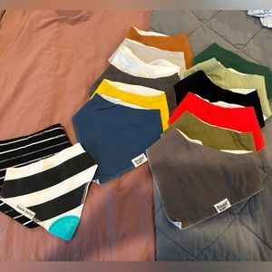 Set of 12 baby bibs. Washed once, never used. Added an extra 2.